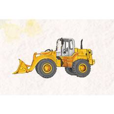 Bulldozer Canvas Graphic