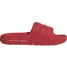 Men - Red Slides Adidas Adilette 22 - Better Scarlet/Cloud White