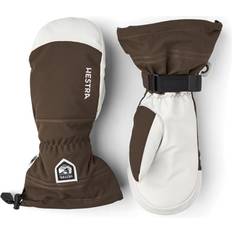 Polyamide Mittens Hestra Army Leather Heli Ski Mitt - Espresso