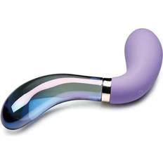 Glass Vibrators Sex Toys XR Brands 10x Pari Dual Ended Wavy