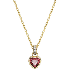 Donna - Zircone Collane Swarovski Stilla Pendant Necklace - Gold/Red/Transparent