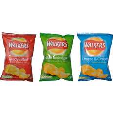 Walkers Squares Variety Multipack Snacks Crisps 22g 12pack