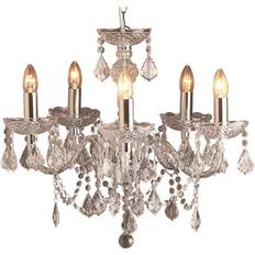 Marlow Home Co Mineo 5-Light Candle-Style Pendant Lamp 57cm