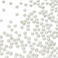 Expo 4mm Glass Pearl Beads Natural