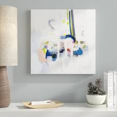 Blue Elephant Boardwalk Taffy II Painting Framed Art