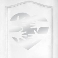 Happy Larry Love Heart Reaching Hands Sticker Wall Decor