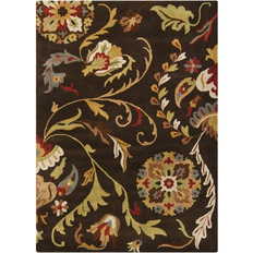 Black/Tan Flower Brown