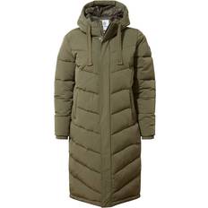Raleigh Womens Long Insulated Jacket - Khaki