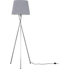 Lighting ValueLights Modern Polished Chrome Tripod Floor Lamp