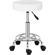 Ebern Designs White Stools Ebern Designs Round Seating Stool