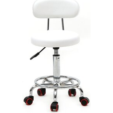 Ebern Designs Stools Ebern Designs Gaillac Swivel Adjustable Upholstered/Metal