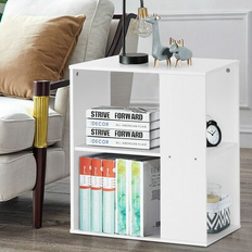 Ebern Designs White Bedside Tables Ebern Designs Mher Nightstand, Wood Bedside Table