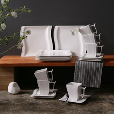 MALACASA 18 Porcelain/Ceramic Dinner Set