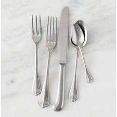 San Marco Flatware 5 Piece Antique Silver