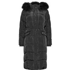 PixieGirl Petite Midi Padded Coat - Black