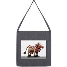 Totes & Shopping Bags East Urban Home Light Brown Cow Classic Bag Cotton Canvas in White s- White