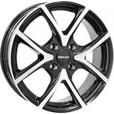 17" - 4/108 Bilfälgar Monaco CL2 Gloss Black Polished 7x17 4/108 ET32 B65.1