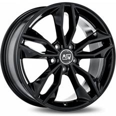 19" - 5/108 Car Rims MSW 71 Bright Black 8x19 5/108 ET45 B73.1