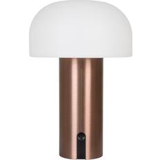 House Nordic Soham Copper/White Table Lamp 22cm