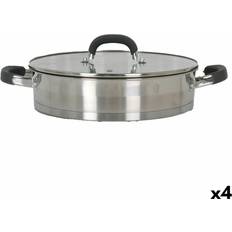 Quttin Gryde Med Glaslåg 3.1 L Set of 4 med låg