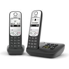 Gigaset A690A Duo Analog/DECT telephone Caller ID Black