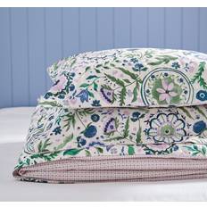 Joules Festival Flowers Super Kingsize Duvet Cover Green