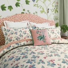 300.0 TC Duvet Covers Sanderson Sateen 200 Count Duvet Cover Natural, Red