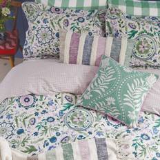 Joules Festival Flowers Cotton Duvet Cover Green