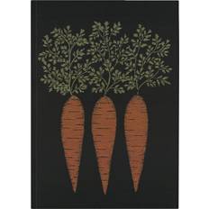 Naturale Asciugamani da cucina Ekelund Linneväveri Morot 48x70 cm Negro-naranja Paño de cocina Natural