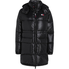 Tommy Hilfiger Recycled Down Midi Alaska Puffer Jacket - Black