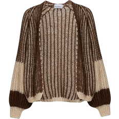 Noella liana knit cardigan Noella Liana Knit Cardigan - Beige/Brown