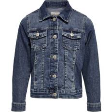 Only Spread Collar Jacket - Blue/Medium Blue Denim (15201030)