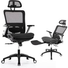 COLAMY Ergonomic Mesh with Footrest, High Executive Office Chair