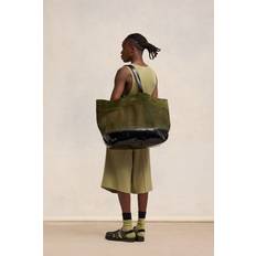 Ami Paris East West Shopping Bag Green Unisex One Size