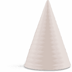 Kähler Glaze Top Cone Faded Apricot Prydnadsfigur 15cm