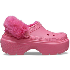 Rosa Pantoletten Crocs Stomp Lined Clog - Pink