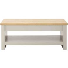 GFW Lancaster Cream Lift Grey/Natural Coffee Table 47x105cm