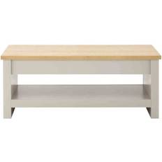 GFW Lancaster Lift Top Grey/Natural Coffee Table 47x105cm