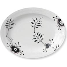 Royal copenhagen serveringsfad sort Royal Copenhagen Black Fluted Mega Serveringsfad
