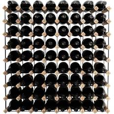 mensolas Mensolas Fyrretræ 72 Flasker Vinreol 80x80cm