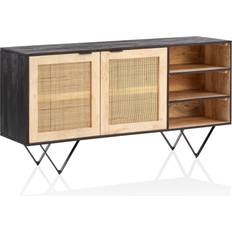 Rattan Möbel Wohnling anrichte kommodenschrank Sideboard