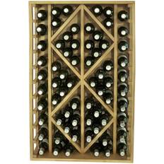 Hvid Vinreoler Winerex Carlo 68 Flasker Hvidbejdset Fyr Vinreol 68x105cm