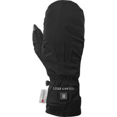 Fitness Votter Pappasjappa Casual Heat Less Layers Warm Mittens - Black