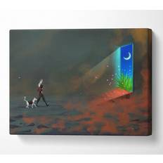 Metro Lane Door into Nature Graphic Framed Art