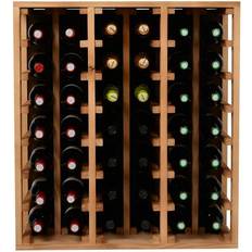 Hvidbejdset Fyr 42 Flasker Hvidbejdset Vinreol 68x77cm