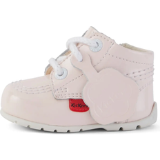 Babies First Steps Children's Shoes Kickers Baby Kick Hi Patent Leather - Light Pink