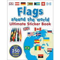 Danish Books Flags Around the World Ultimate Sticker Books (Paperback)