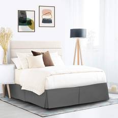 Grey Valance Sheets Nestl Dark Gray Twin Bed Skirt 14 Inch Valance Sheet Grey