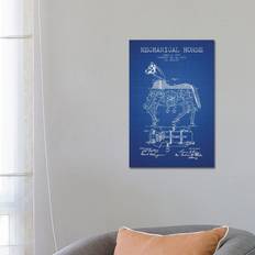 Borough Wharf Lewis Rygg Mechanical Patent Sketch Framed Art