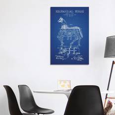 Borough Wharf Lewis Rygg Mechanical Patent Sketch Framed Art